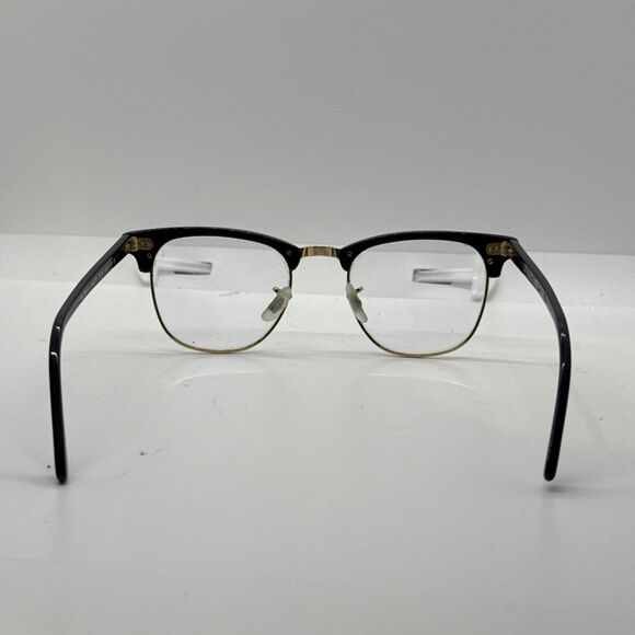 Ray-Ban RB3016 Clubmaster 901/58 49[]21 140 3P Black Sun/eyeglasses FRAMES ONLY - Picture 5 of 9